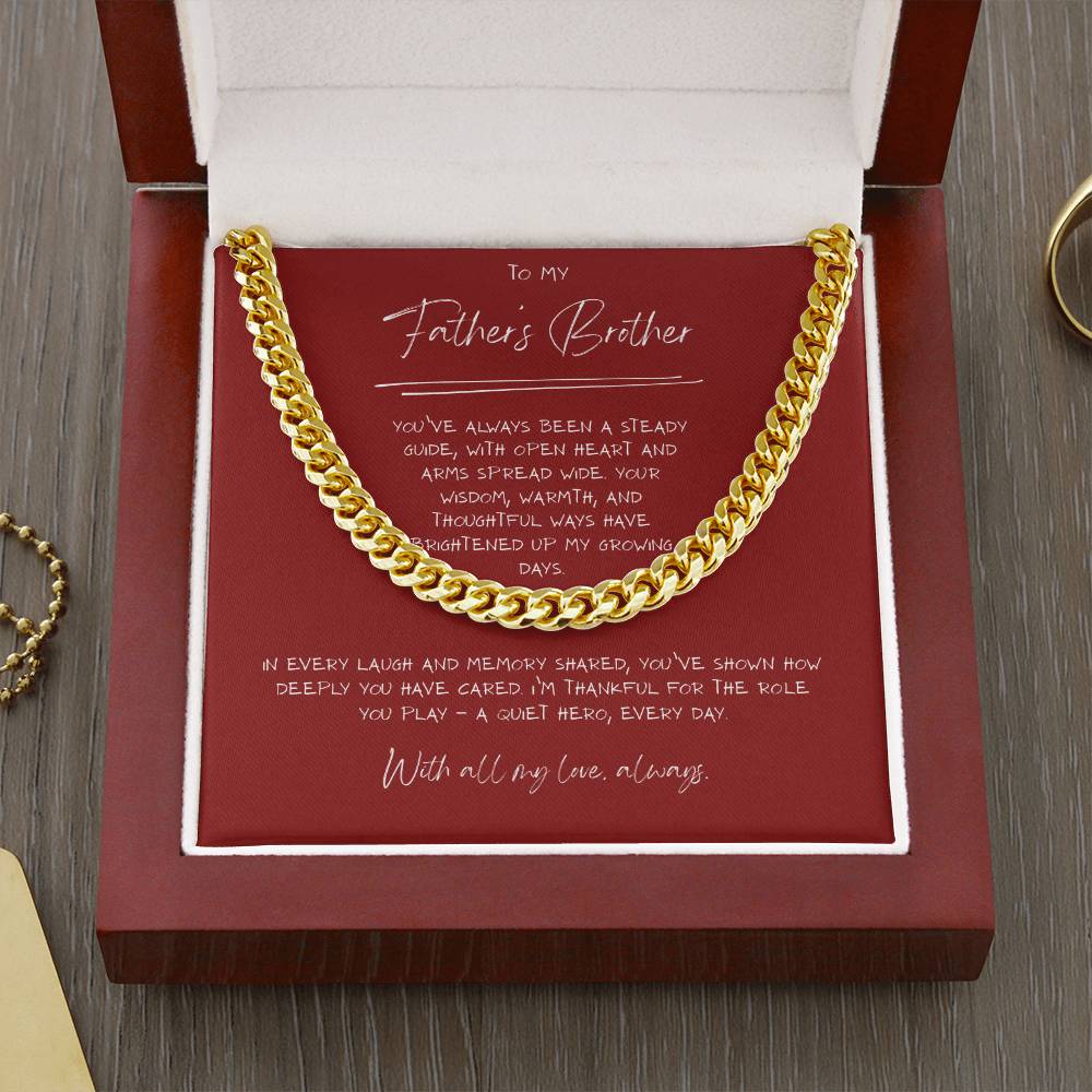 Father's Brother, Steady Guide