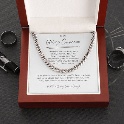 Lifelong Companion, Needs Just Two